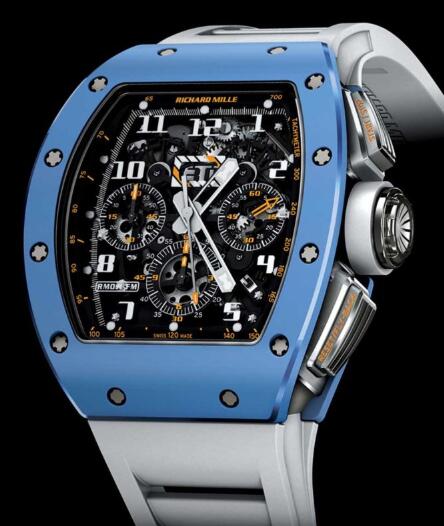 Richard Mille Replica Watch RM 011 Blue Ceramic